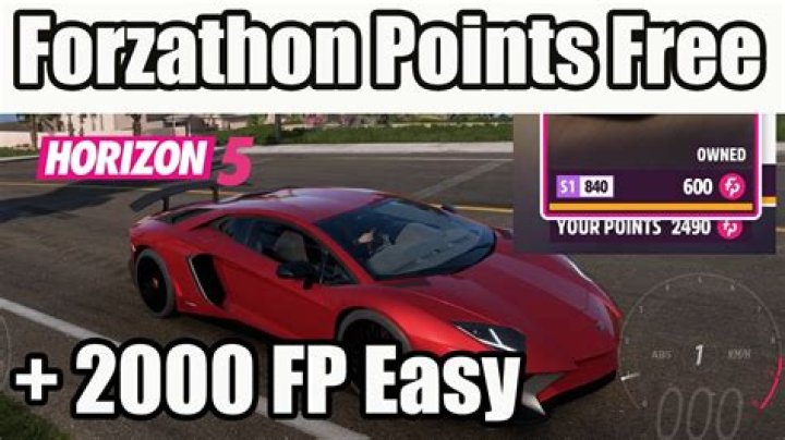 Forza Horizon 5 devs offer 1,000 free Forzathon points after server issues