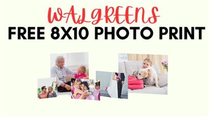 	Free 8X10 photo collage from Walgreens	