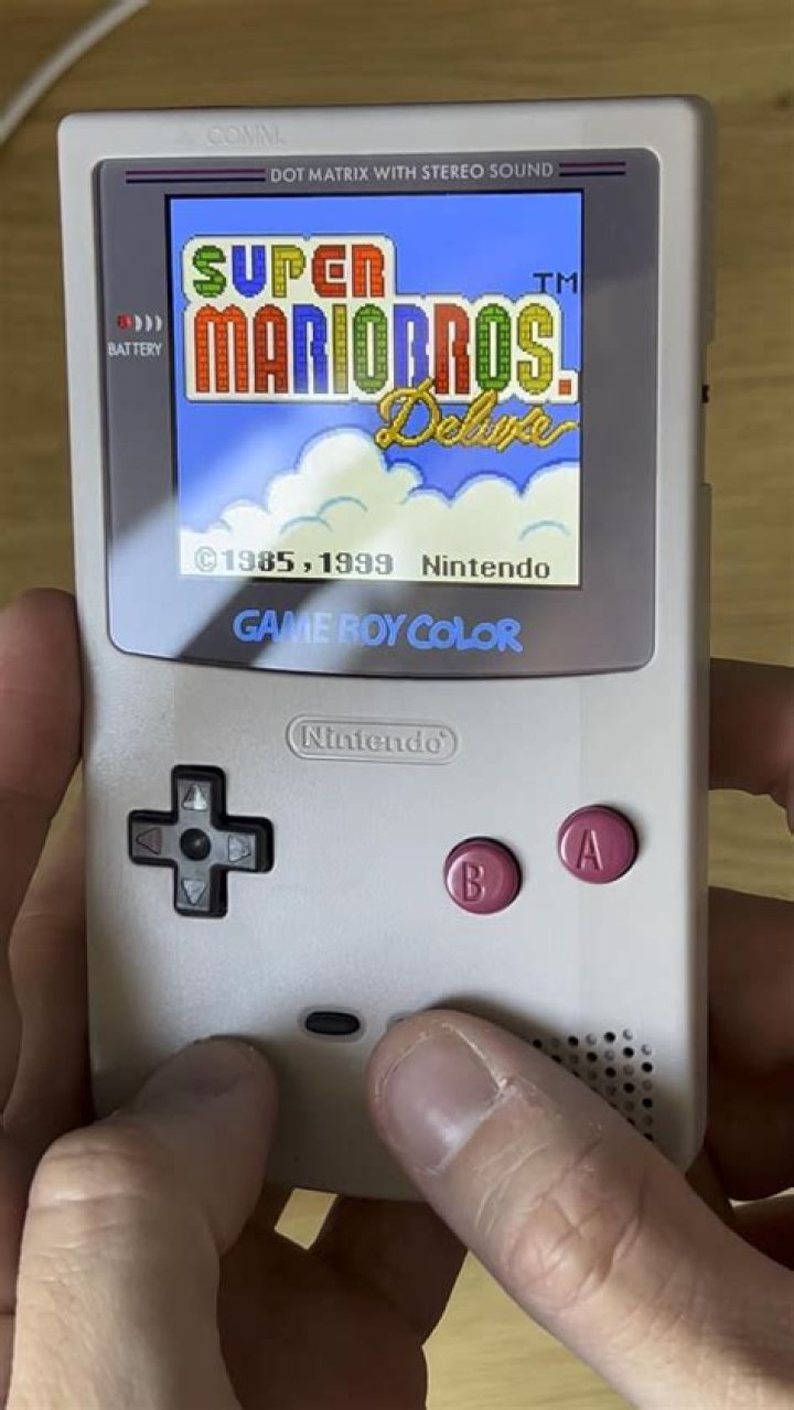 Game Boy Color finally modded with backlight, and it looks incredible