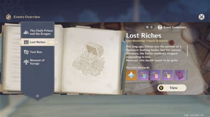 Genshin Impact 2.0 Lost Riches Event: How to Start, Rewards, & More
