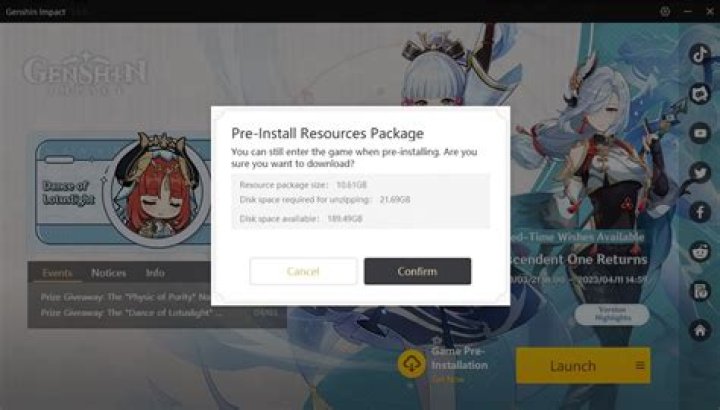 Genshin Impact 2.5 pre-installation: How to pre-install Version updates