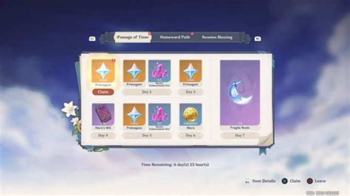 Genshin Impact daily login rewards: Primogems, Mora, Hero's Wit (April 2022)