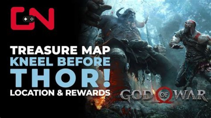 God of War: Kneel Before Thor Treasure Map Location