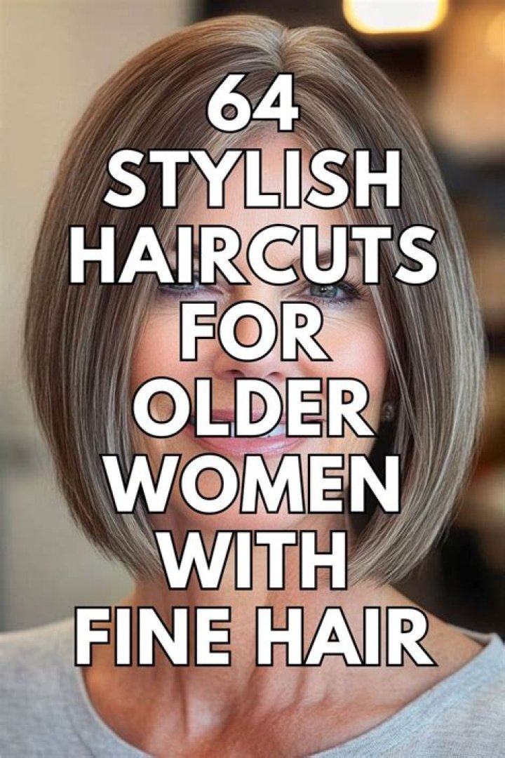 Haircuts For Older Women With Fine Thin Hair: The Ultimate Guide