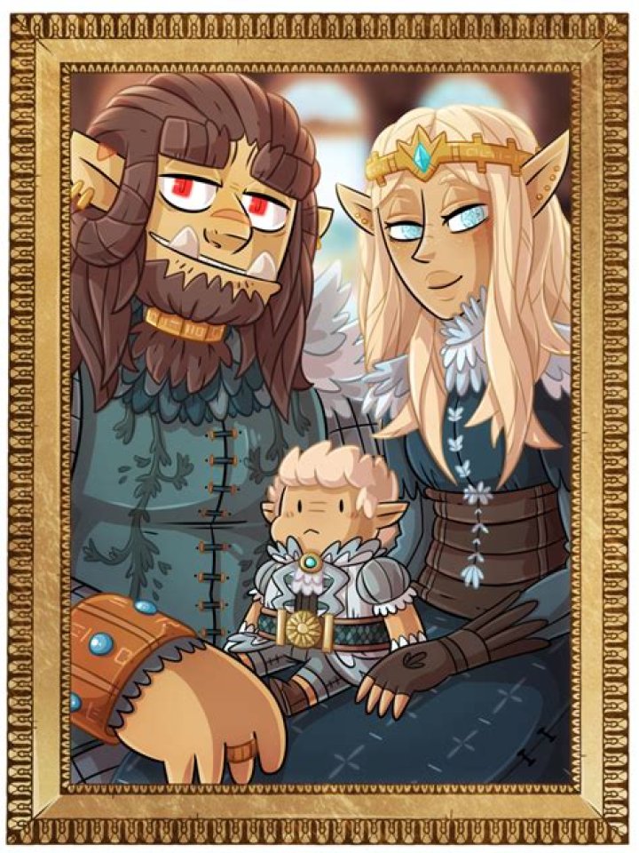 Half-orc dad, half-elf mom --> 'human' child?