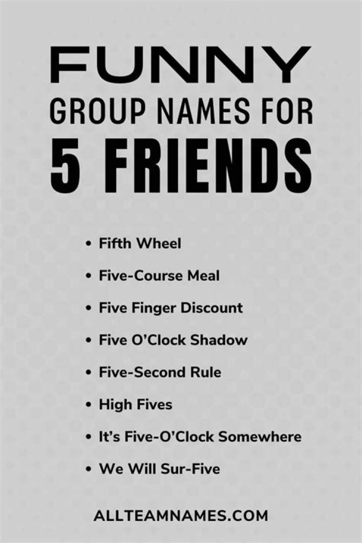 Hilarious And Creative Funny Group Names For Every Occasion