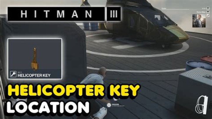Hitman 3 Dubai Helicopter Key: Where to Find