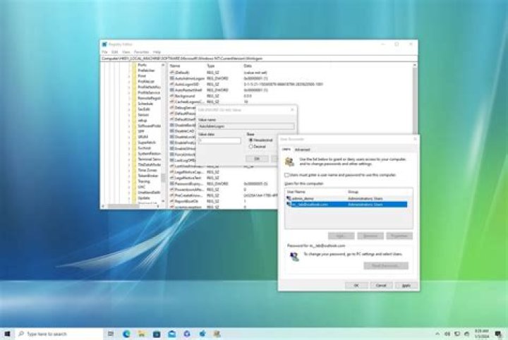 How do I set up auto login on Windows Vista?