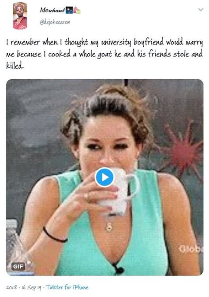 How love made me cook stolen goat for my university boyfriend