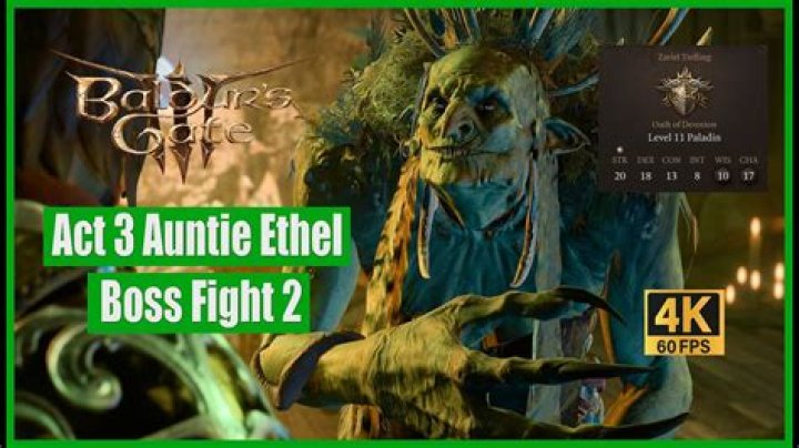 How to Beat Auntie Ethel Boss Fight in Baldur's Gate 3 (BG3)