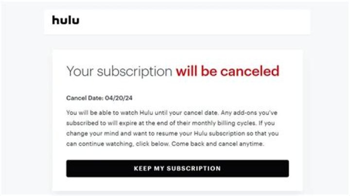 How to Cancel Your Hulu Subscription