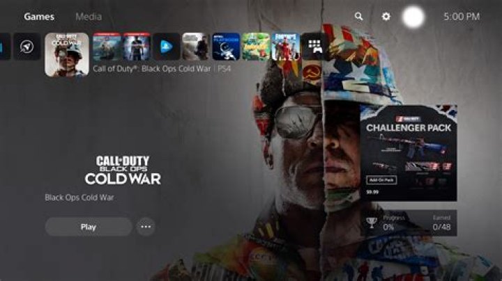 How to change between PS4 and PS5 versions of Black Ops Cold War on PlayStation 5