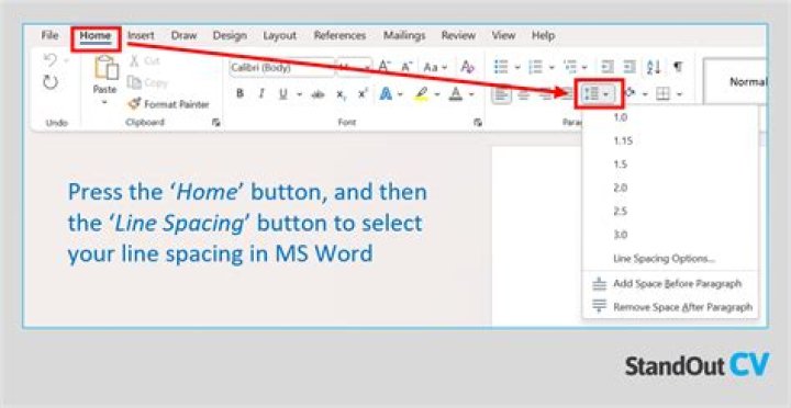 How to Change Line Spacing in Word