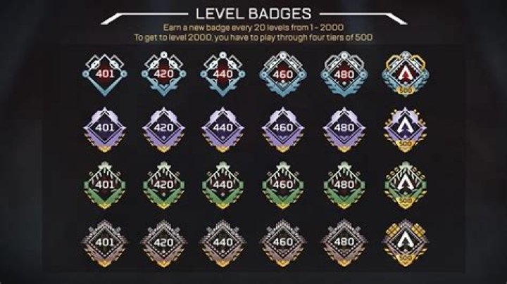 How to Earn All Level Badges in Apex Legends