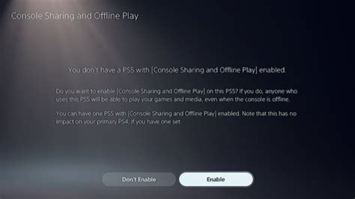 How to Enable Game Sharing on PlayStation 5