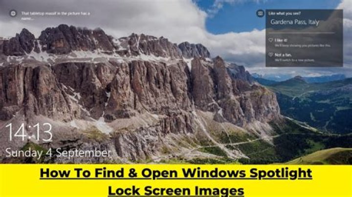 How to Find the Windows 10 Spotlight Lock Screen Images