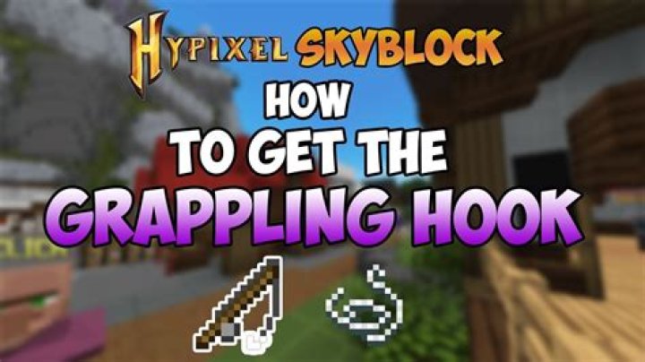 How to get a Grappling Hook in Minecraft Hypixel Skyblock