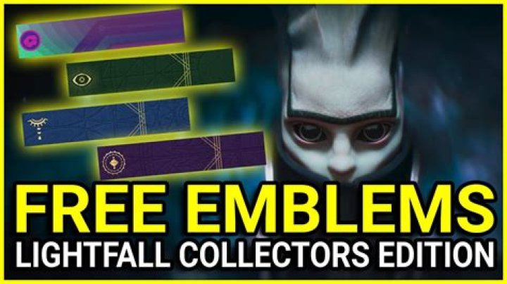How to get Destiny 2 Lightfall Collector's Edition emblems for free?