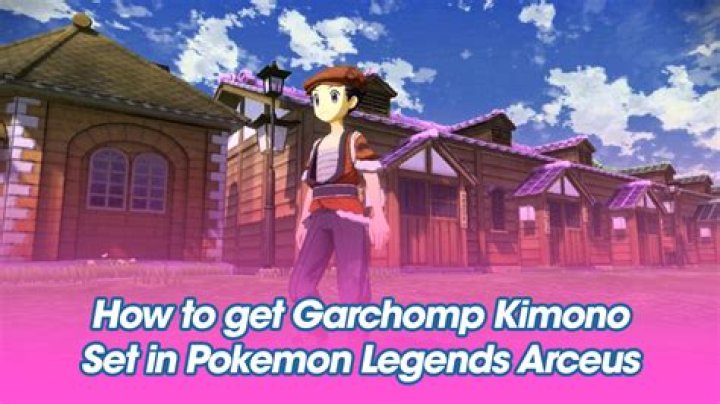 How to get Garchomp Kimono Set in Pokemon Legends Arceus