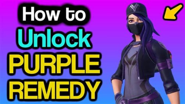 How to Get Purple Remedy in Fortnite