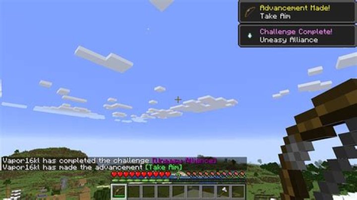 How to get the 'Uneasy Alliance' advancement in Minecraft 