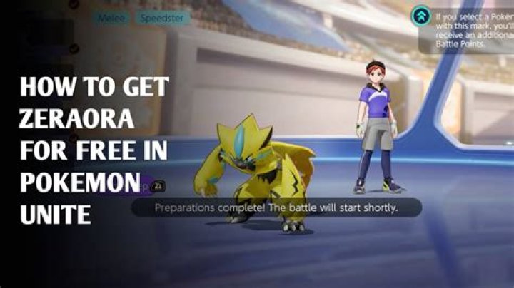 How to get Zeraora for free in Pokemon Unite
