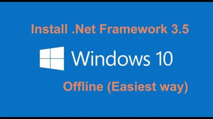 How to Install .NET Framework Version 3.5 on Windows 10