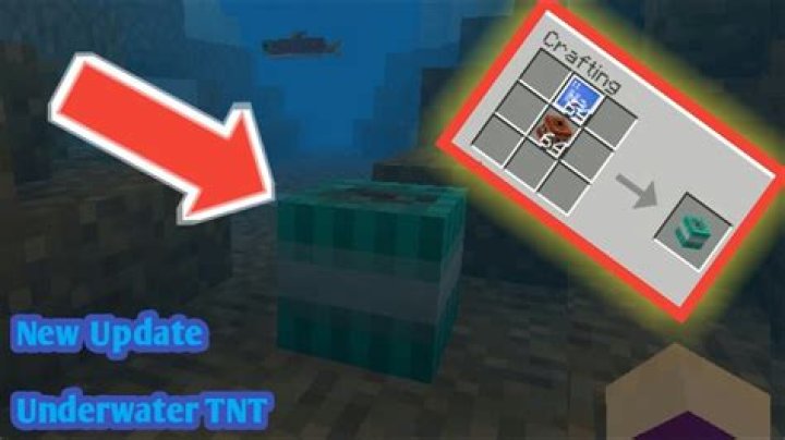 How to make underwater TNT in Minecraft Education Edition