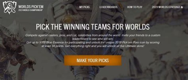 How to play LoL Worlds 2019 Pick’em