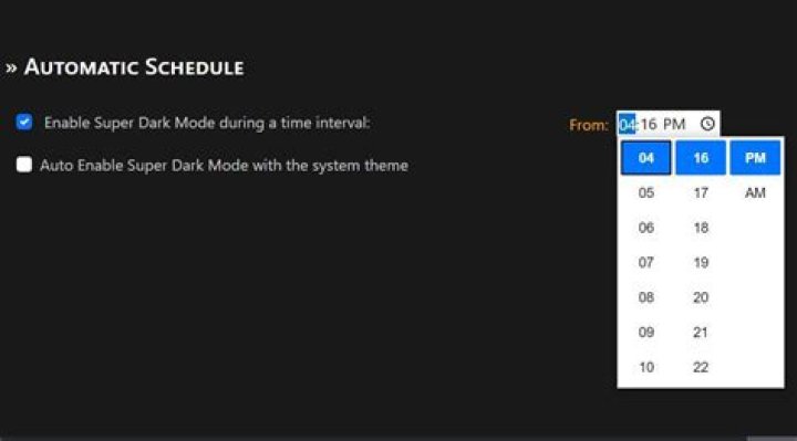 How to Schedule Dark Mode Time Intervals in Google Chrome and Firefox
