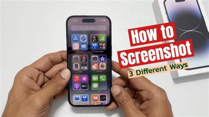 How to Take Screenshots on an iPhone