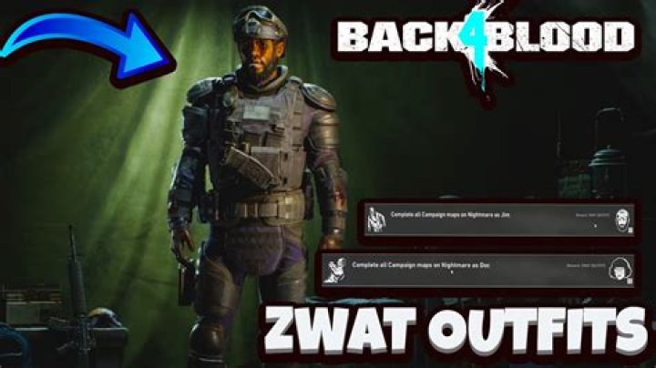 How to unlock the Zwat cosmetics in Back 4 Blood