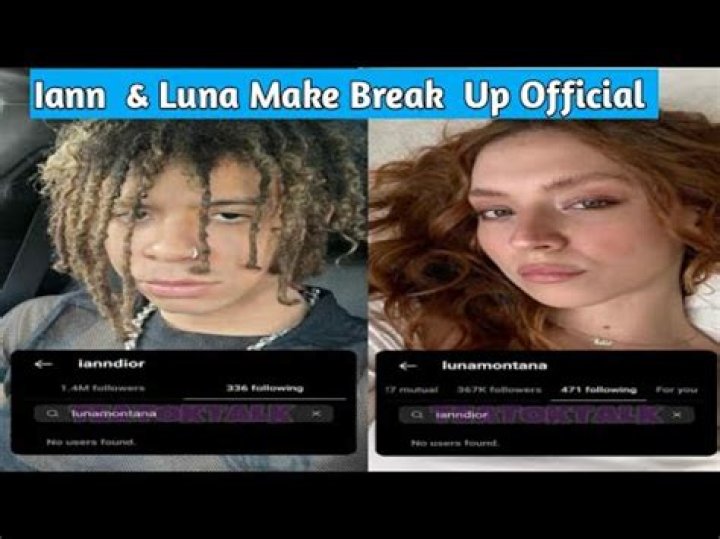 Iann Dior And Luna Montana’s Relationship And Break Up