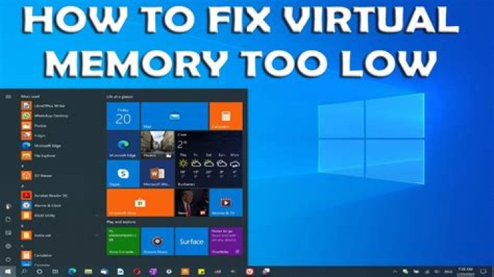 Is Your Virtual Memory Too Low? Here's How to Fix It!