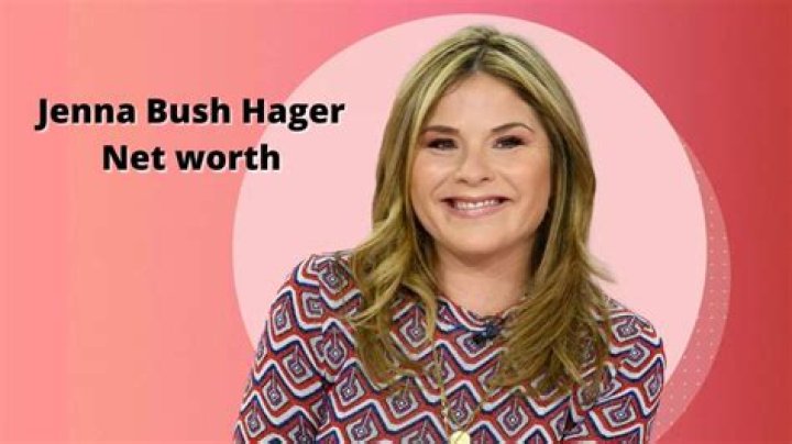 Jenna Bush Hager Net Worth 2024