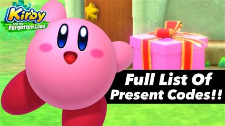 Kirby and the Forgotten Land Present Codes: Full Active List