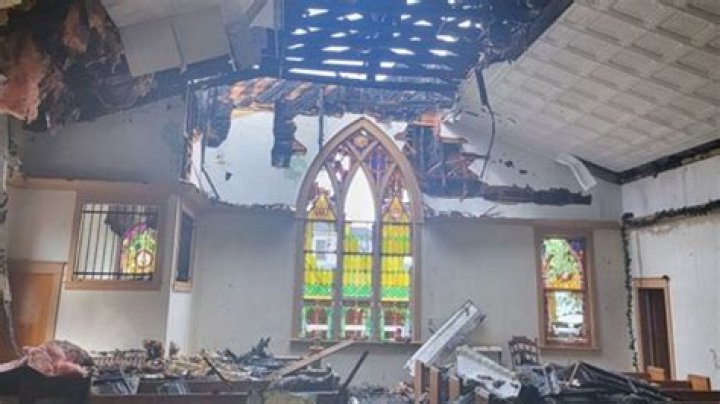 Lightning strike starts fire at Windber church Sunday morning