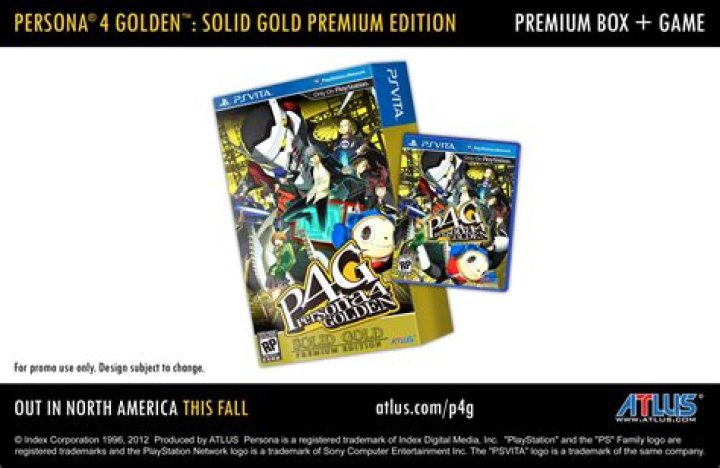 Limited 'Persona 4 Golden: Solid Gold Premium Edition' announced