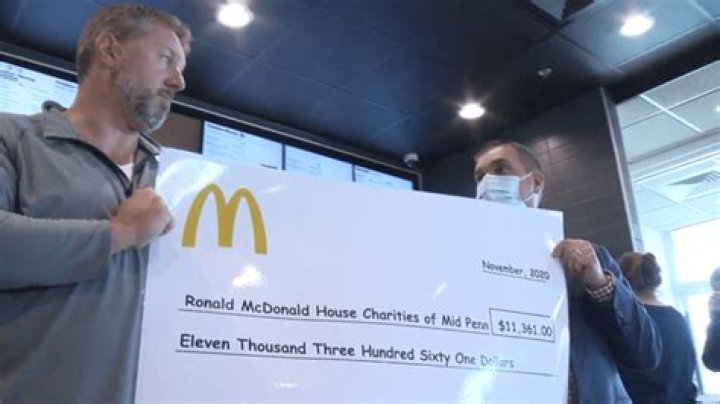 Local McDonald's owner donates $11K to charity