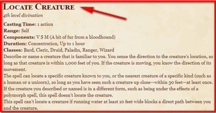 Locate Creature: How known is Known To You?