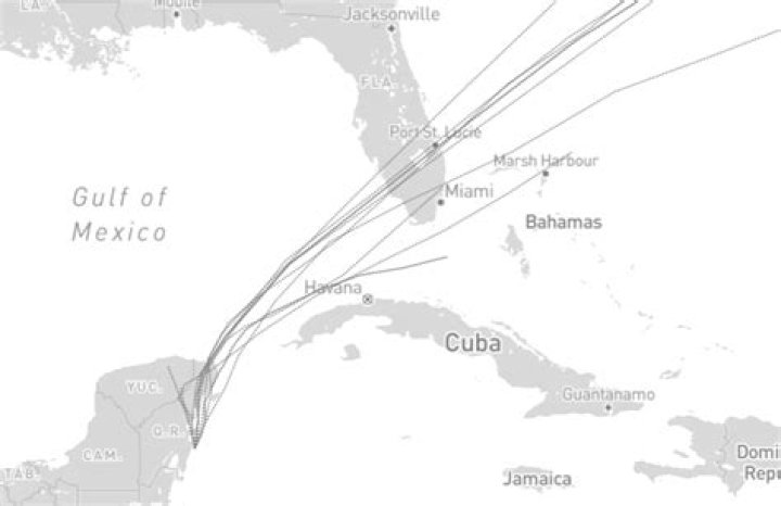 	MAPA: Aquí está la última trayectoria pronosticada de la probable tormenta tropical Alex	