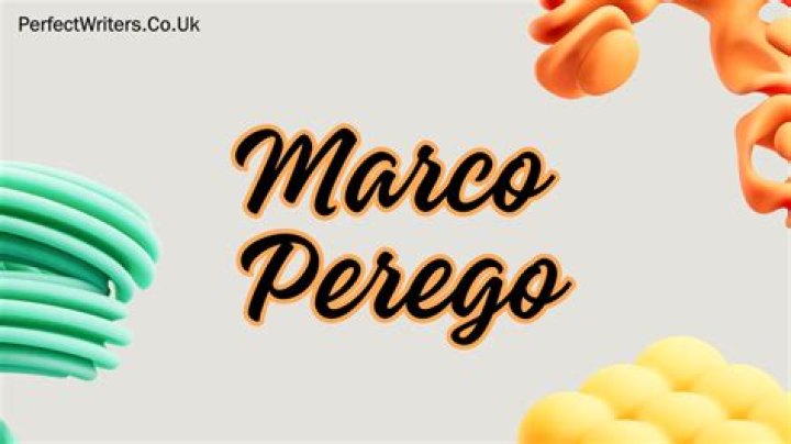 Marco Perego Net Worth 2024