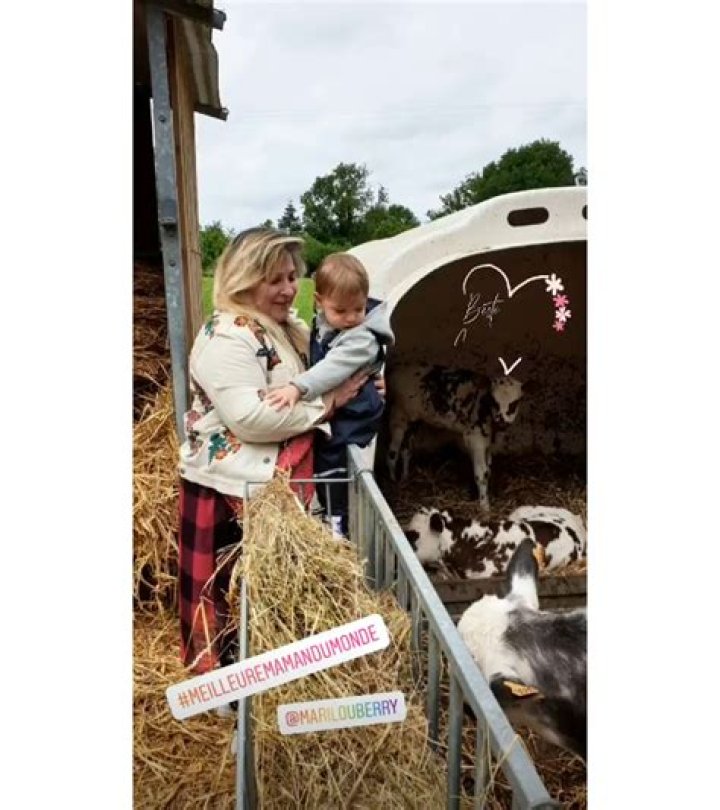 Marilou Berry Et Son Fils