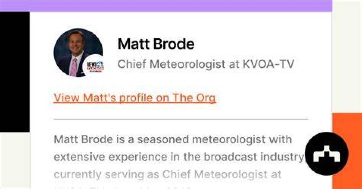 Matt Brode Bio, Age, Height, Wife, Salary, Net Worth, KVOA-TV