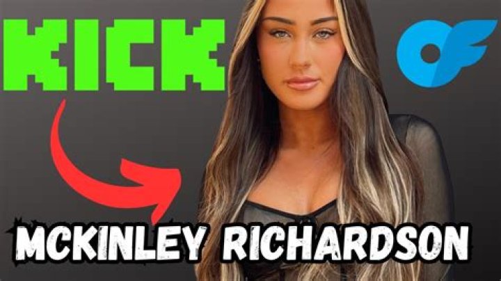 Mckinley Richardson OnlyFans Leaks: The Ultimate Guide