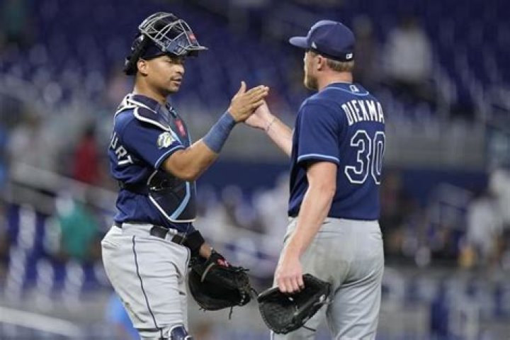 
Miami Marlins |	Randy Arozarena, Josh Lowe and Isaac Paredes hit home runs to lead Rays over Marlins	