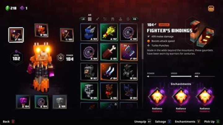Minecraft Dungeons Fighters Bindings: How to Get, Stats, Best Farming Locations