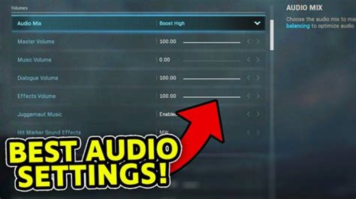 Modern Warfare: Best Audio Settings & Mix