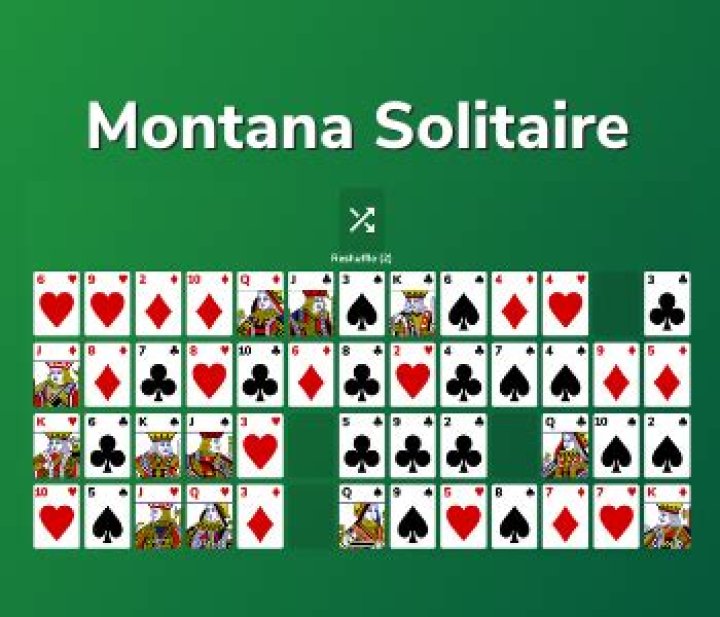 Montana Solitaire - Play Online on SolitaireParadise.com