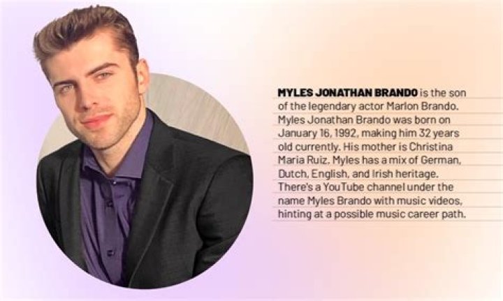 Myles Jonathan Brando: Everything about Marlon Brando's son